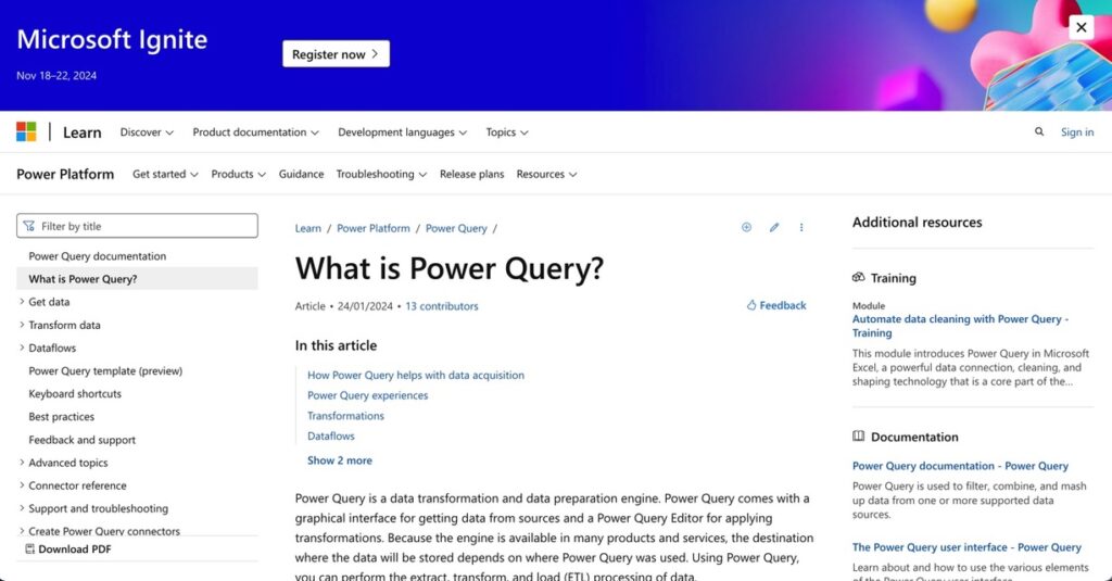 Microsoft Power Query
