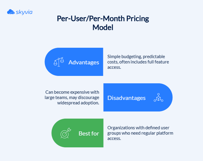 Key Aspects of Per-User/Per-Month Pricing Model 