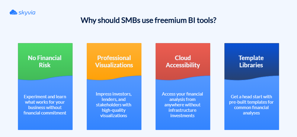 Freemium BI Tools Benefits for SMBs