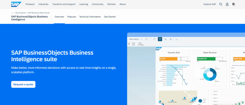 SAP BusinessObjects Homepage SAP BusinessObjects