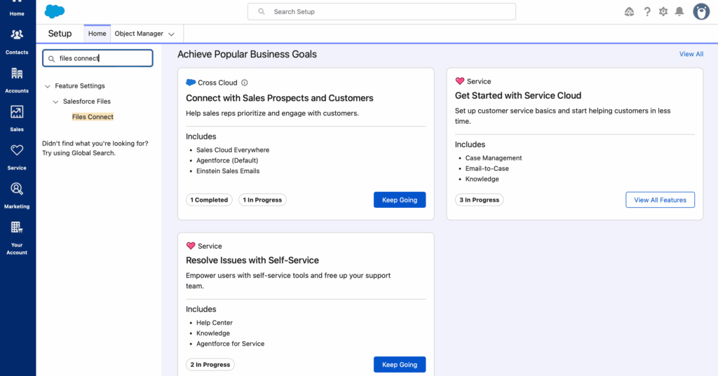 Salesforce Files Connect Page Salesforce Files Connect