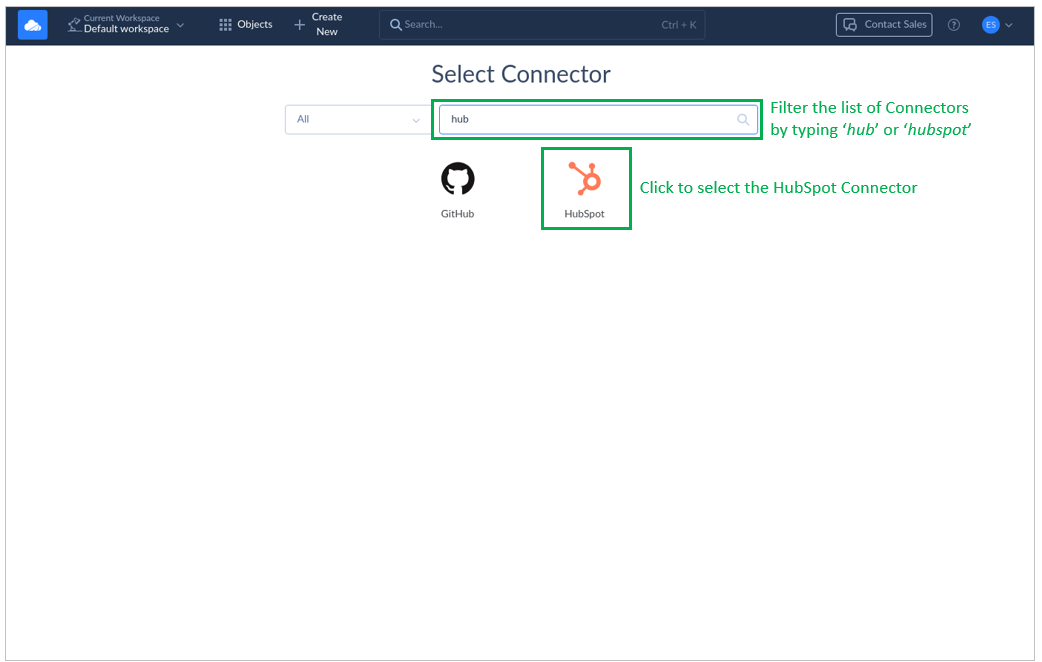 Hubspot connector by Skyvia