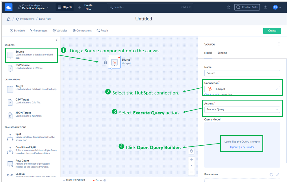 Skyvia Data Flow