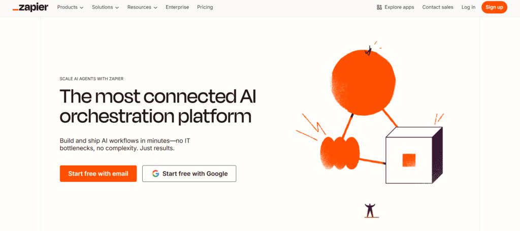 Zapier Homepage