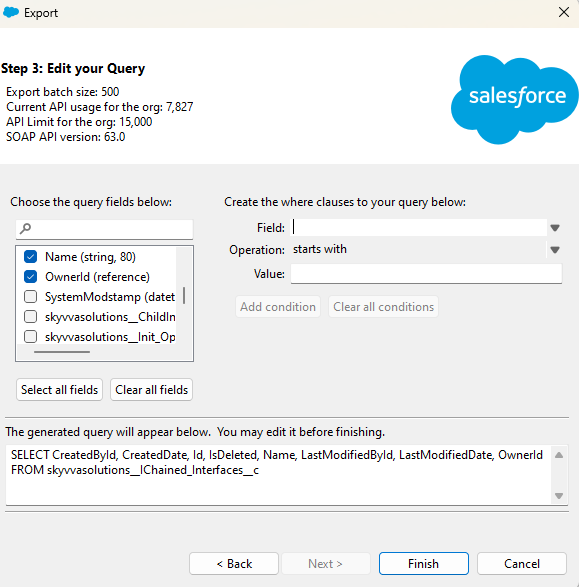 Edit Query