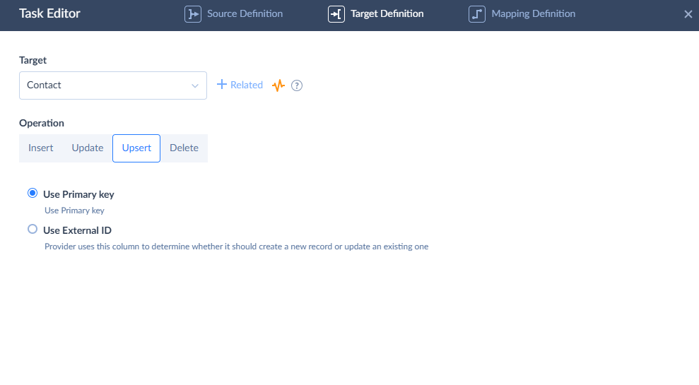 Task editor Skyvia