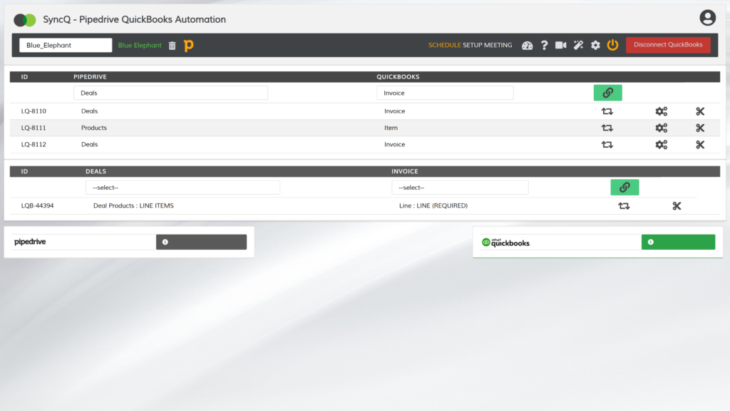 SyncQ Pipedrive QuickBooks 