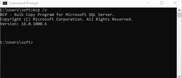 command prompt