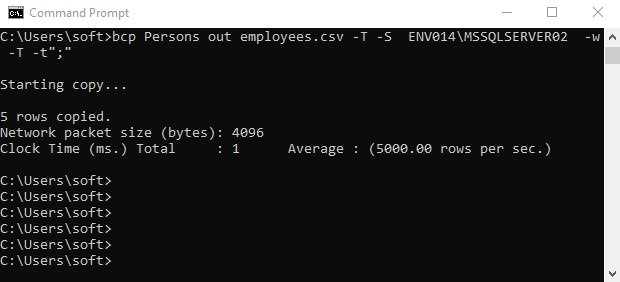command prompt