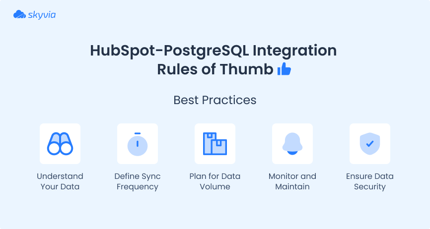 Best Practices for HubSpot to PostgreSQL Integration