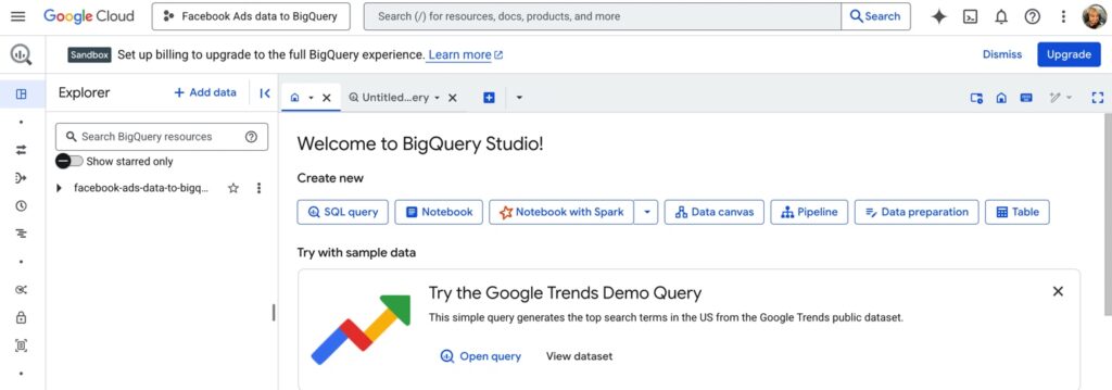 BigQuery Studio
