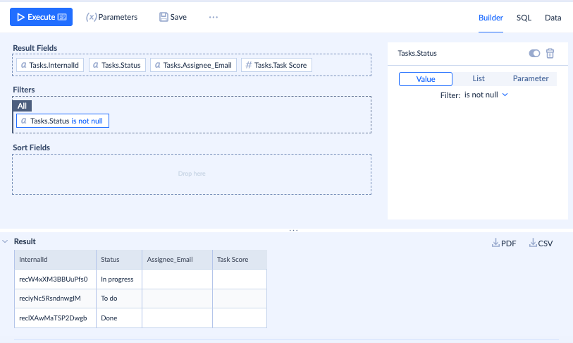 Skyvia Query Builder