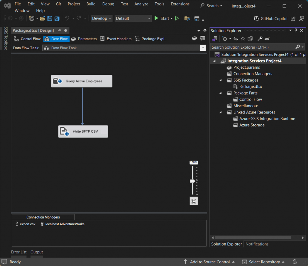 SSIS Toolbox