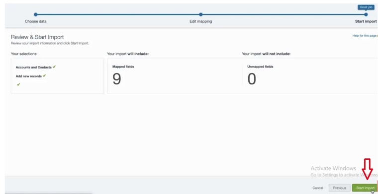 Salesforce Data Import