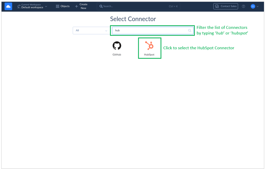 HubSpot connector