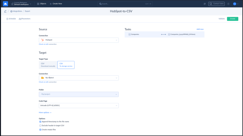 HubSpot to CSV Export 