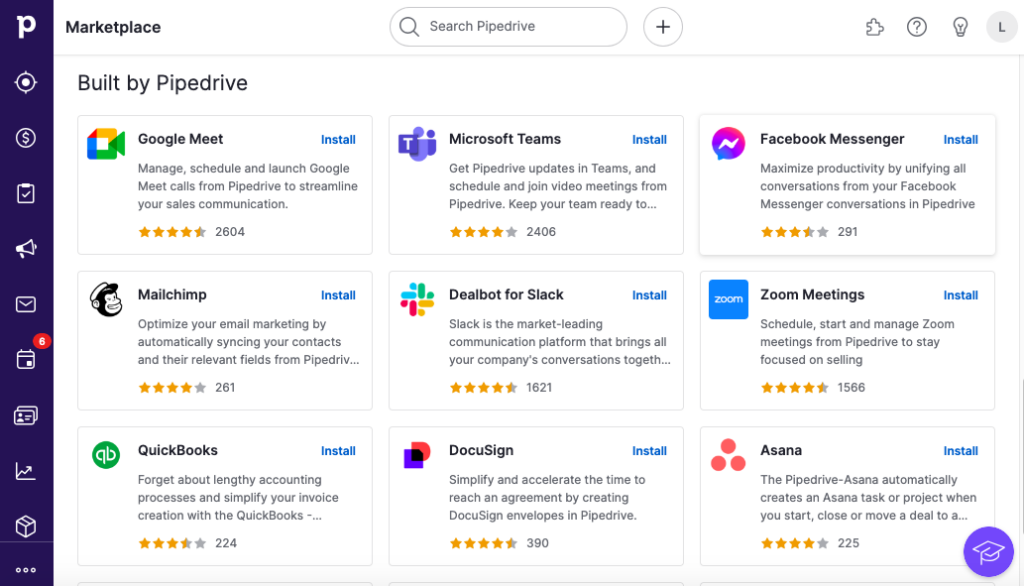 Pipedrive Marketplace