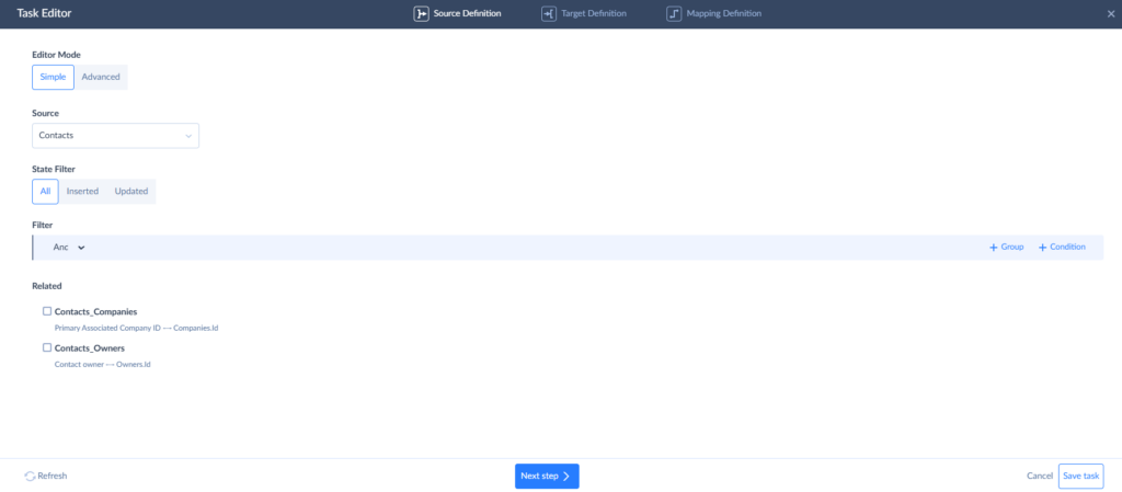 Task Editor