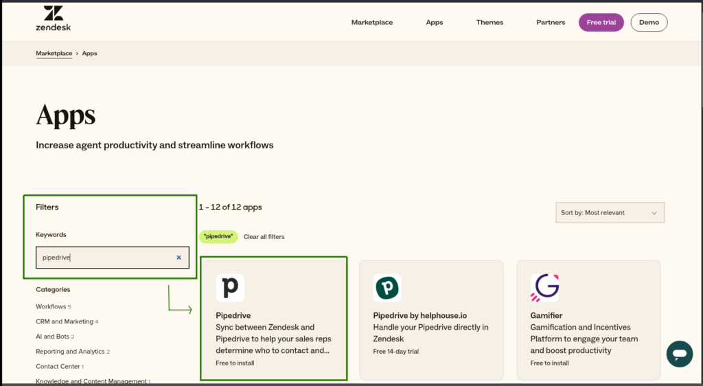 Zendesk apps