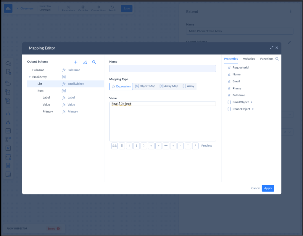 mapping editor