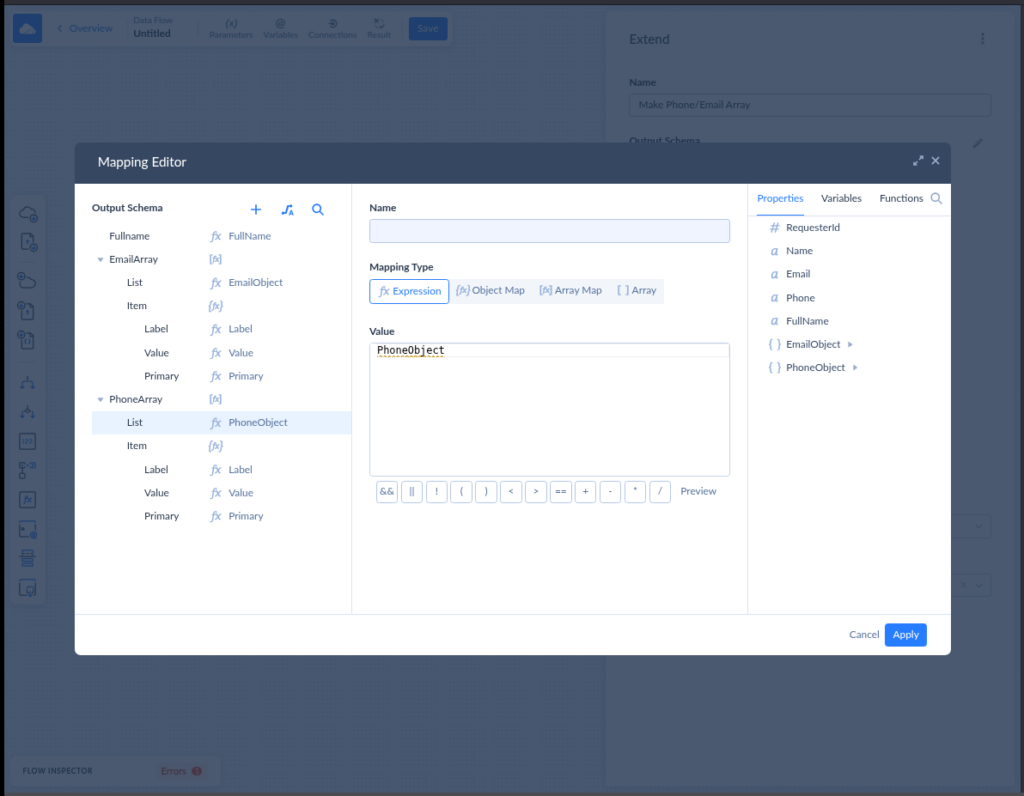 mapping editor