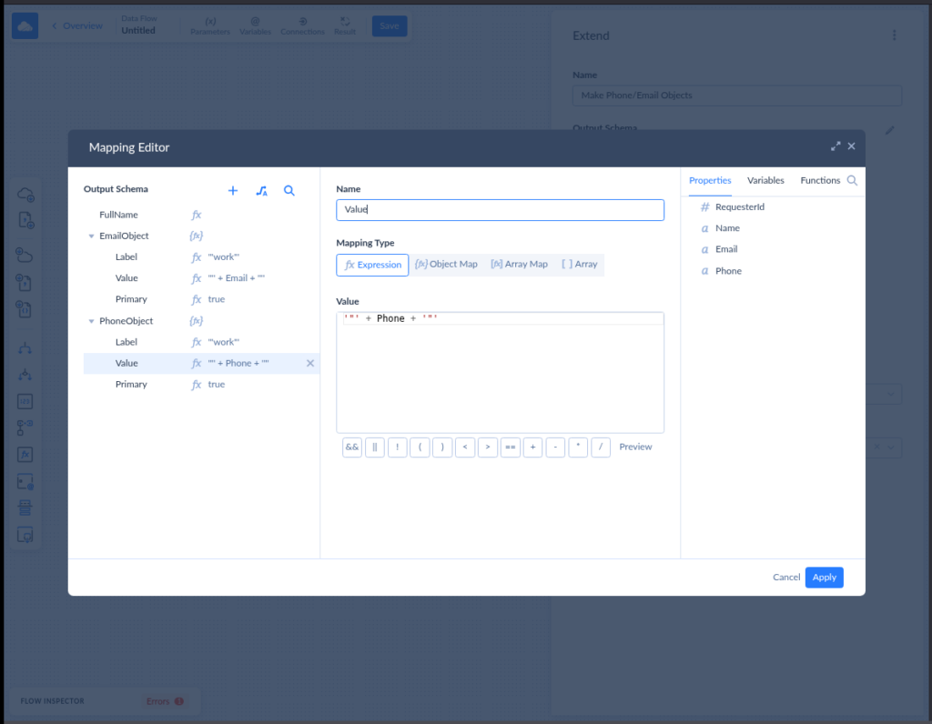mapping editor