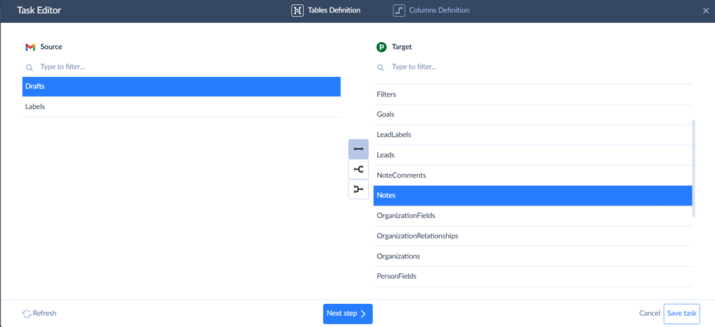Task Editor in Skyvia