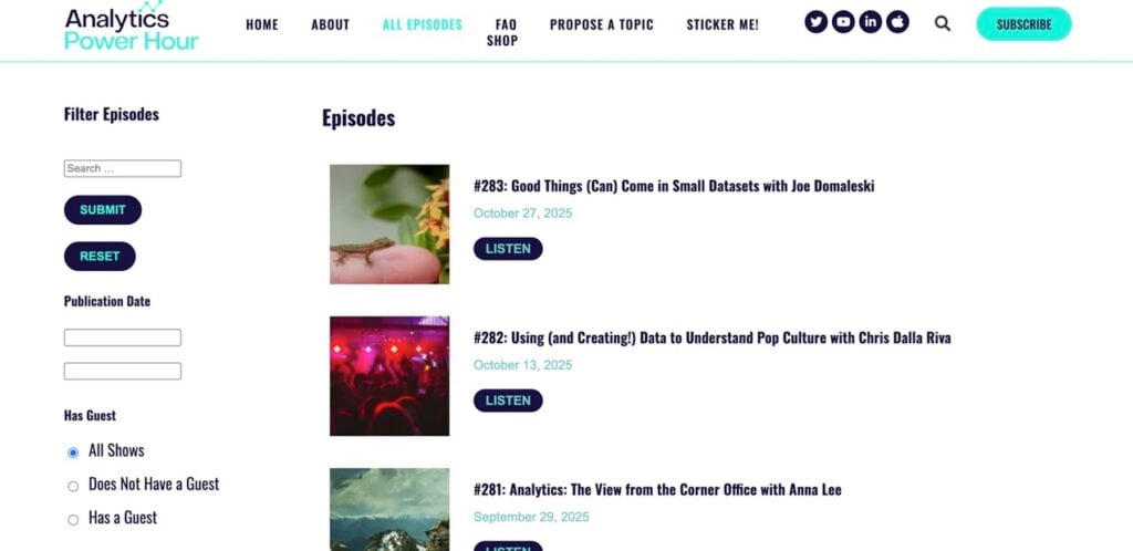 The Analytics Power Hour 