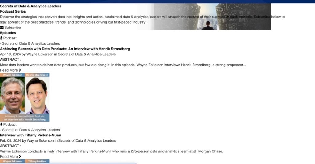 Secrets of Data Analytics Leaders 