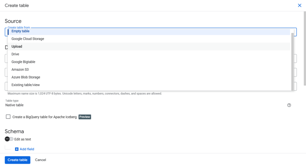 How to Import a CSV File into BigQuery CSV Import in BigQuery