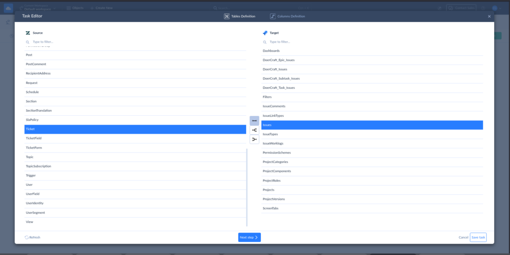 Zendesk Jira data sync